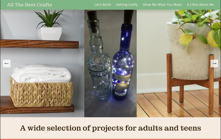 Squarespace Home page